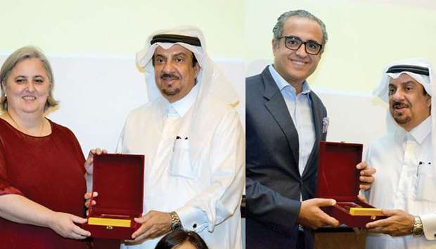 Mohammed al-Sayeed, the Manager of Rehabilitation and Inclusion Department at Best Buddies Qatar, handed appreciation awards to the Six Senses Spa management for their keen dedication to Best Buddies Qatar.