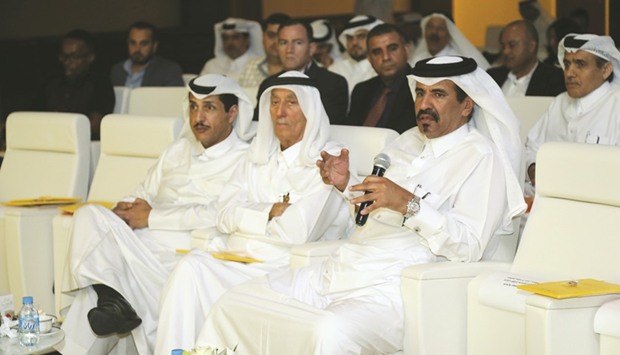 Qatar Chamber vice chairman Mohamed bin Towar al-Kuwari at the Expo 2020  teamu2019s u2018GCC Roadshowu2019 in Doha.
