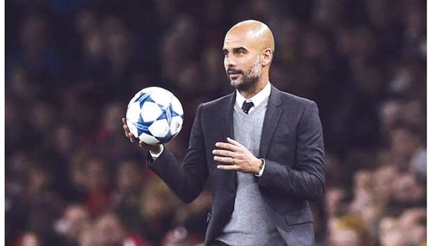 Manchester City manager Pep Guardiola.