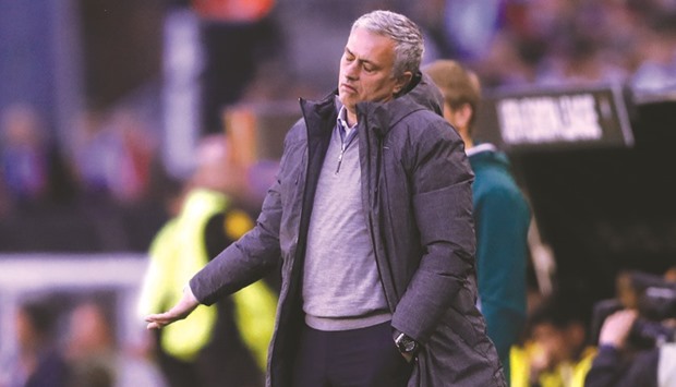 Manchester United manager Jose Mourinho.
