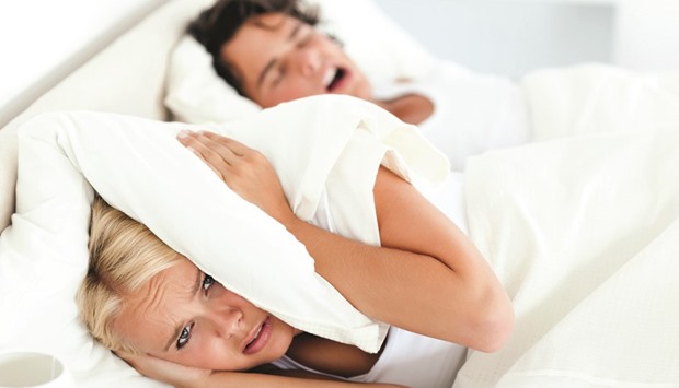 Snoring is often associated with a sleep disorder called obstructive sleep apnea.