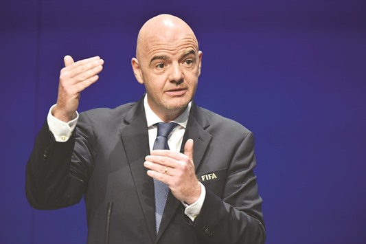 FIFA resident Gianni Infantino.