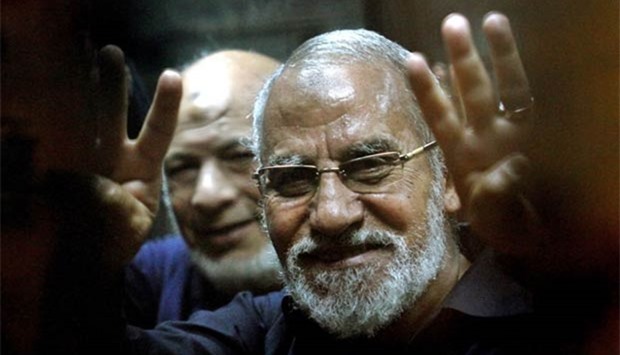 Egyptian Brotherhood's supreme guide Mohamed Badie is seen in this file picture.