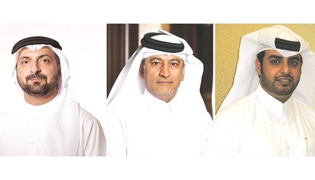 From left: Al-Khoori, Suleiman al-Salhi and Mohamed al-Sahli: Attracting local talents.