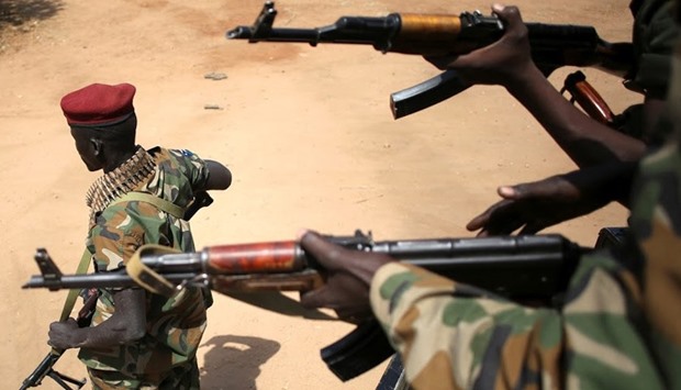 soldiers  in  South Sudan