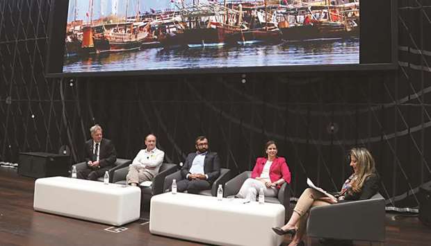 The panel discussion at the European Day in Qatar focused on the importance of preserving and protecting cultural heritage. PICTURE: Jayan Orma