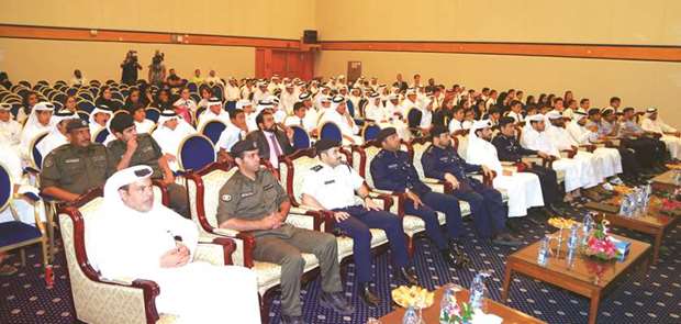 Participants from various departments and organisers were honoured at the ceremony.