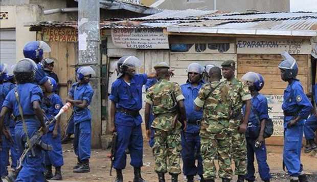 Burundi security guards