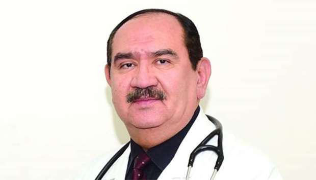 Dr. Hisham Ahmed Abdulsattar, chief of HMCu2019s Pulmonary Division.