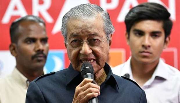 Mahathir Mohamad says that Malaysia's debt has ballooned to more than one trillion ringgit ($251bn) under Najib Razak.