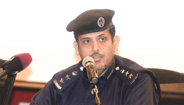 Traffic Awareness Department director Colonel Mohamed Radi al-Hajiri