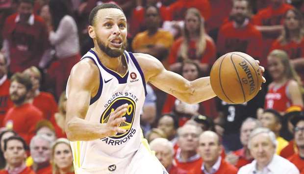 Stephen Curry of the Golden State Warriors drives against the Houston Rockets in the third quarter of game two of the Western Conference Finals of the 2018 NBA Playoffs at Toyota Center on May 16, 2018 in Houston, Texas. (Getty Images/AFP)