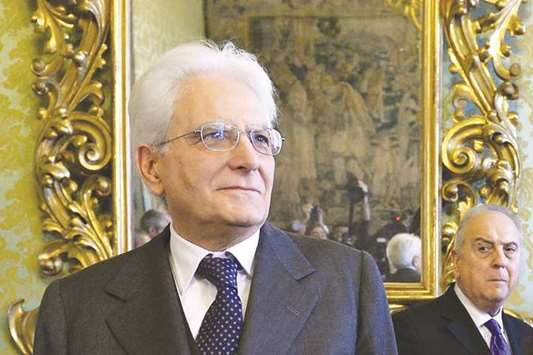 Mattarella: must agree to the partiesu2019 nominee before they can seek parliamentu2019s approval for their nascent government.