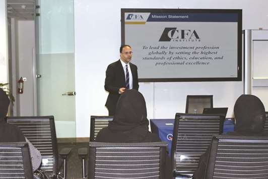 The CFA information session in progress.