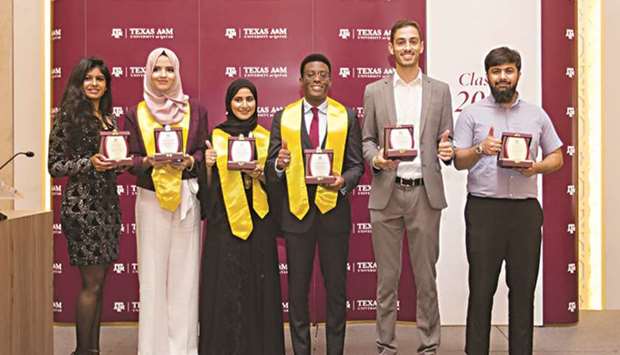 Texas A&M at Qatar recognises outstanding graduates.