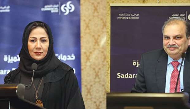 Sebbata (left) and Sah: Providing the experience for Commercial Bank customers.