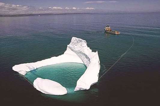 The option of towing icebergs is worth consideration.