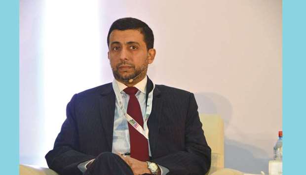 Dr Hassan al-Derham at THEu2019s fourth Emerging Economies Summit in Morocco.
