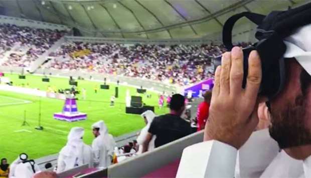 Ooredoo showcased three futuristic applications at Khalifa International Stadium during the recently held Amir Cup final.