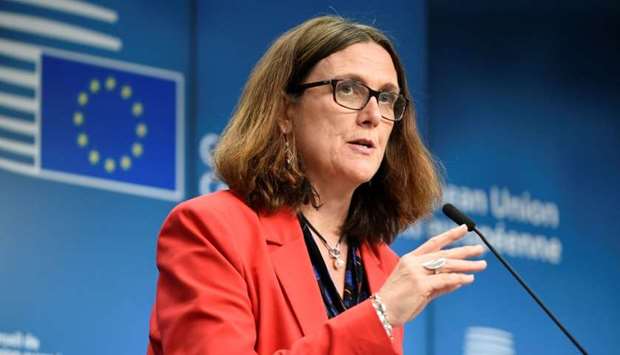 European Union Commissioner of Trade Cecilia Malmstrom