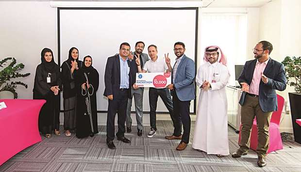 Team u2018Transformers 1u2019 bagged the first place to win QR10,000 for its u2018Office in the Boxu2019 solution for SMEs.ac
