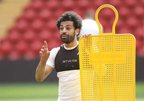 Mohamed Salah currently has 44 goals, three short of Ian Rushu2019s mark from the 1983/84 campaign, when Liverpool won the European Cup, First Division and League Cup treble. (Reuters)