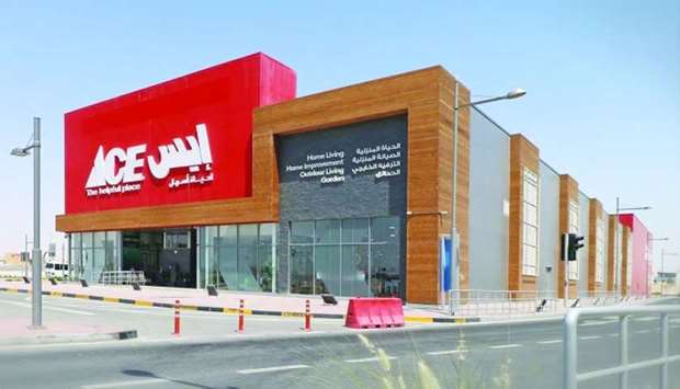 An exterior view of Qatar's first Ace store.rnrn
