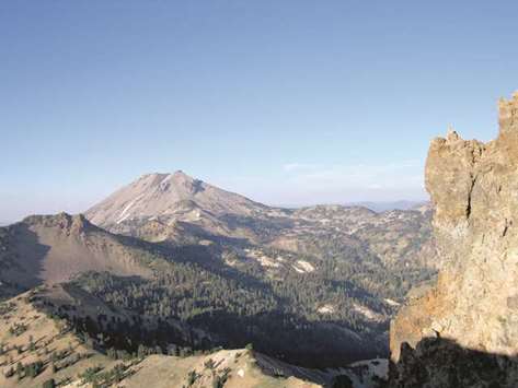 ROOM WITH A VIEW: Lassen Peak as seen from the Brokeoff Mountain trail.