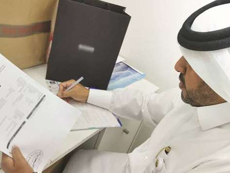 An inspector from the MEC at work.