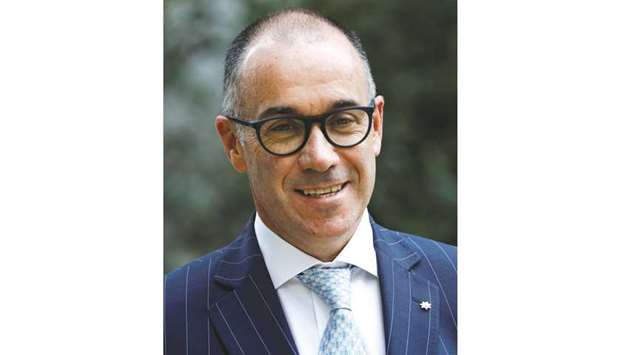 NAB Group CEO Andrew Thorburn poses for a photocall in Sydney. u201cThe complexity in the bank is just killing us and we need to  simplify it,u201d Thorburn said yesterday.