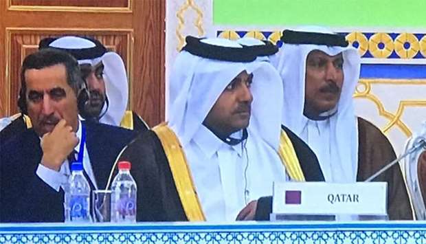 Dr Mutlaq bin Majed al-Qahtani attending the concluding session of the high-level International Conference on Countering Terrorism and Preventing Violent Extremism in the Tajik capital of Dushanbe