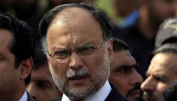 Pakistan's Interior Minister Ahsan Iqbal. File picture
