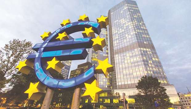 European Central Bank (ECB) headquarters in Frankfurt, Germany.