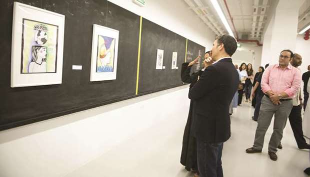 The exhibition explores the concept of multi-layered translucence in art and life.