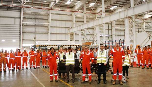 GWC held a ceremony at its Logistics Supply Base in Ras Laffan Industrial City to celebrate achieving 1,000 days without Loss Time Injury (LTI), reflecting team work and operational excellence under highest safety standards.