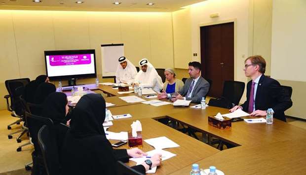 The workshop features practical training for intellectual property rights agents and representatives of Qatar Foundation