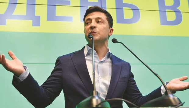 Zelensky, whose only claim to fame up to now was playing a teacher-turned-president in the popular TV series Servant of the People, won the presidency in a landslide last month.