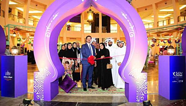 Bedaya Ramadan Bazaar being inaugurated.