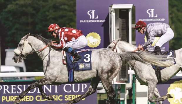 Cup race at ParisLongchamp racecourse in Paris yesterday.