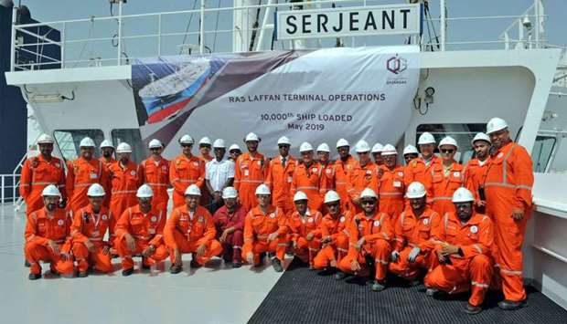 Qatargas Ras Laffan Terminal Operations has safely loaded the 10,000th cargo shipment of non-LNG product in Ras Laffan Industrial City. To celebrate the milestone, a ceremony was held onboard the receiving vessel u2018Serjeant,u2019an LPG tanker.