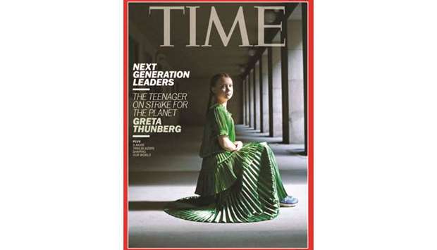 The Time cover featuring Thunberg, taken from the magazineu2019s website.