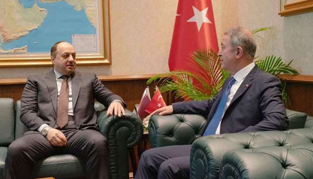 Defence minister meets Turkish counterpart
