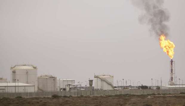 A general view of the West Qurna-2 oilfield in southern Basra, Iraq (file). Exxon Mobil has a long-term contract to improve the field.