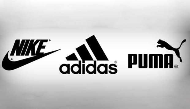 Nike, PUMA, Adidas