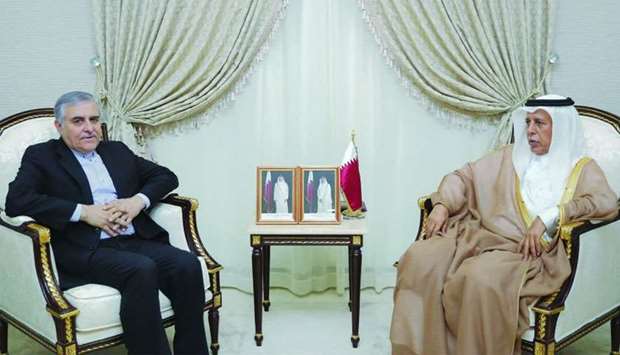 Al-Mahmoud meets Iranian envoy