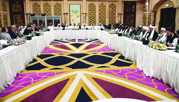 US and Taliban delegations attend talks in Doha