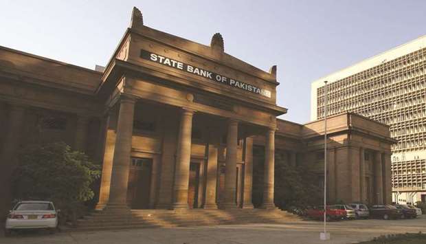 State Bank of Pakistan building in Karachi. According to the SBPu2019s monetary policy statement, the  rate-hike decision was driven by underlying inflationary pressures from higher recent month-on-month headline and core inflation, the recent exchange rate depreciation, an elevated fiscal deficit and its increased monetisation and potential adjustments in utility tariffs.
