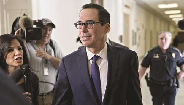 Steven Mnuchin, US Treasury secretary, arrives to a House Financial Services Committee hearing in Washington. The US is refraining from labelling Vietnam a currency manipulator based on new data the country provided the Treasury Department, according to a person familiar with the matter.