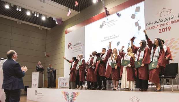 Eighteen students were honoured at the Qatar Academy Sidra graduation ceremony.