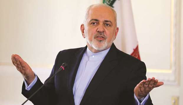 Iranu2019s Foreign Minister Mohamed Javad Zarif.